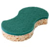 Spontex sponrex 33 ergonomische schuurspons groen/blond dikte 28mm 10st