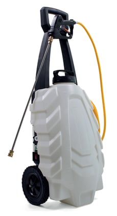Samourai elektrische sprayer 30ltr op wielen met 1 batterij