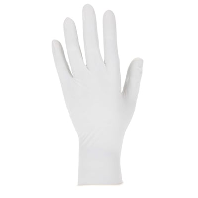 CaluGloves White latex disposable handschoen  100 stuks maat L
