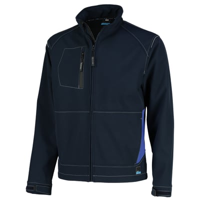 Orcon Capture Anthony softshell jack donker-/korenblauw maat S