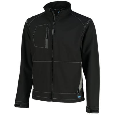 Orcon Capture Anthony softshell jack zwart/donkergrijs maat 3XL