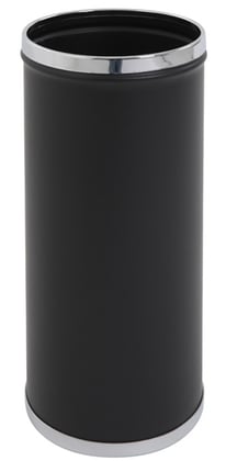 Paraplustandaard zwart verchroomde rand 21,5 diameter, 50cm hoog