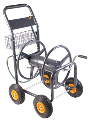 Professionele slangenwagen met 4 luchtbandwielen
