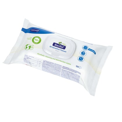 Hartmann Bacillol Sensitive desinfectiedoekjes  green pak 120st