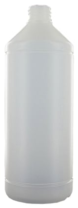 Lege ronde fles 1ltr gewicht 50gr diameter opening 30mm
