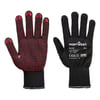 Portwest Polka dot handschoenen  zwart maat XXS