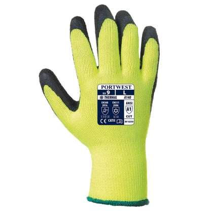 Portwest Thermische handschoen met Grip zwart maat XS