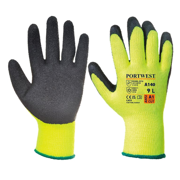 Portwest Thermische handschoen met Grip zwart