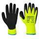 Portwest thermische soft grip handschoen geel/zwart maat M