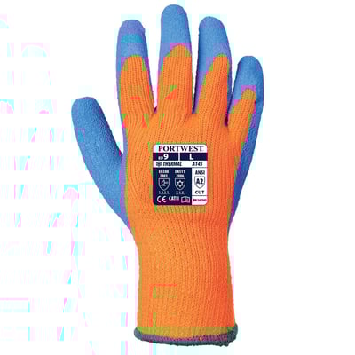 Portwest Cold Grip handschoenen oranje-blauw maat M