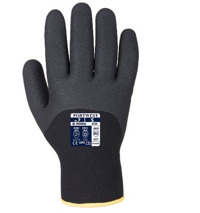 Portwest Artic winterhandschoen nitrilschuim zwart maat 9