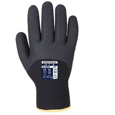 Portwest Artic winterhandschoen nitrilschuim zwart maat 9