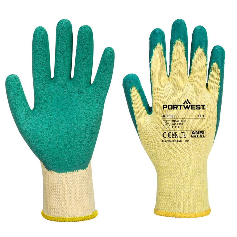 Portwest Klassieke latex griphandschoenen