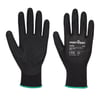 Portwest Dermi-grip nitril handschoen zwart maat XS