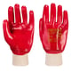 Portwest PVC Knitwrist handschoen rood maat M (8)