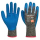 Portwest snijbestendige Aramide latex handschoen zwart/blauw maat S