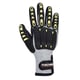 Portwest anti impact snijbestendige handschoenen gevoerd grijs/zwart maat S 