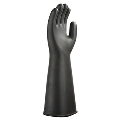 Portwest zwaargewicht latex handschoen zwart 