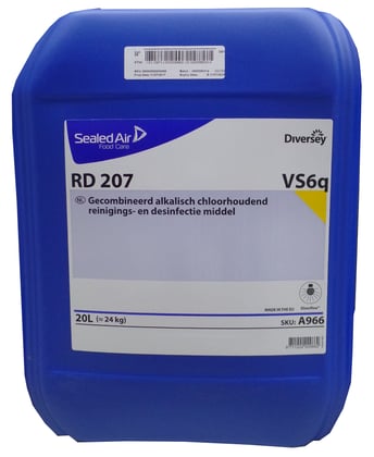 Diversey RD 207 VS6Q 20ltr oppervlaktedesinfectiemiddel