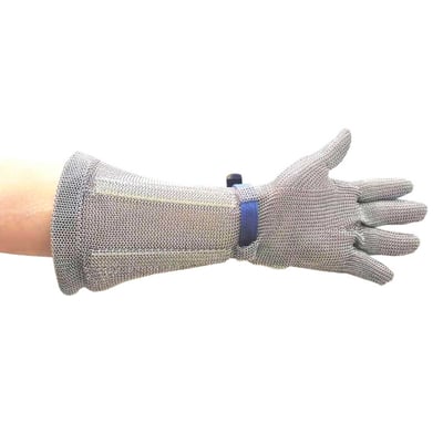 Portwest Maliënkolder handschoen met mouw 45cm zilver maat S