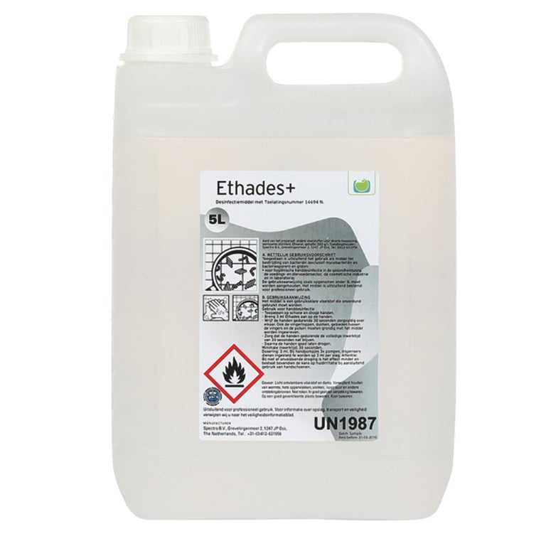 Ethades+ handdesinfectie gel 5 ltr