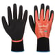 Portwest Dermi Pro handschoenen oranje/zwart maat S