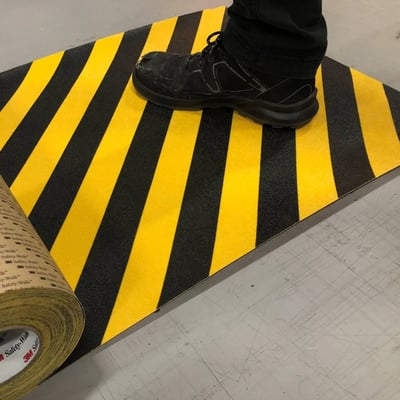 3M Antislip tape universeel geel zwart 50mm x20mtr