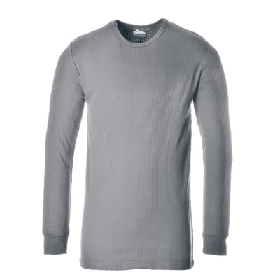 Portwest thermisch t-shirt lange mouw grijs maat S