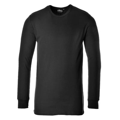 Portwest thermisch t-shirt lange mouw zwart maat 2XL