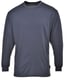 Portwest thermisch t-shirt met lange mouw 100% polyester antraciet maat S