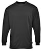 Portwest thermisch t-shirt met lange mouw 100% polyester zwart maat 2XL