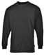 Portwest thermisch t-shirt met lange mouw 100% polyester zwart maat 2XL