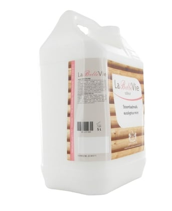 La Belle Vie stoombadmelk eucalyptus mint 5ltr 