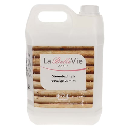 La Belle Vie stoombadmelk eucalyptus mint 5ltr 