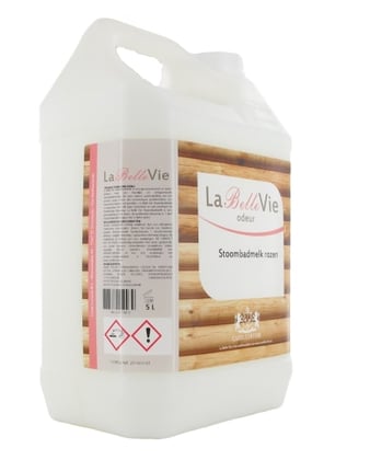 La Belle Vie stoombadmelk Rozen 5ltr 