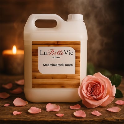 La Belle Vie stoombadmelk Rozen 5ltr