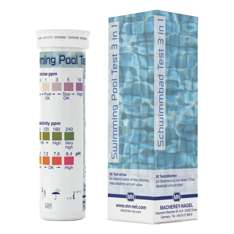 Teststrips zwembad 50 stuks