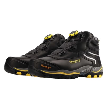 Bata Bickz 305 S3 veiligheidsschoen hoog zwart maat 38