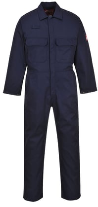 Portwest Bizweld vlamvertragende overall marine maat 2XL