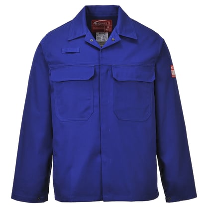 Portwest Bizweld vlamvertragende jas korenblauw maat 2XL