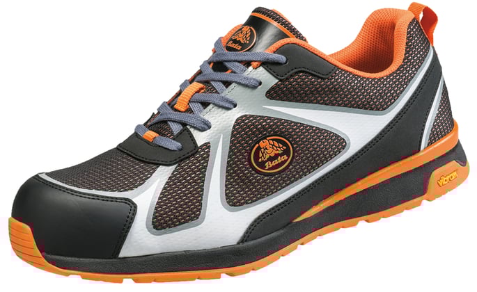 Bata Bright 020 S1P veiligheidsschoen laag oranje zwart