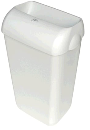 Afvalbak hangmodel 43ltr. wit 