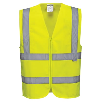 Portwest Hi-Vis brand en brace vest geel maat 4XL