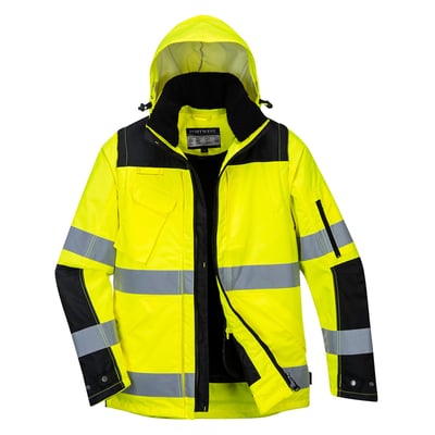 Portwest Pro Hi-Vis jack 3 in 1 geel zwart maat S