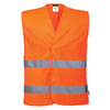 Portwest Hi-Vis Two Band vest oranje maat XS/S  