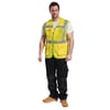 Portwest Madrid Hi-Vis half mesh executive vest geel maat 3XL 