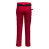 Portwest WX2 stretsch broek  rood maat 40
