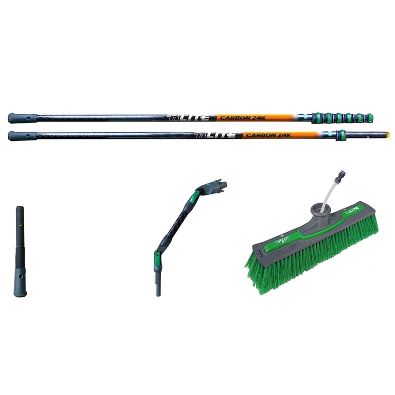 Unger nLite carbon 24K complete set 8.6mtr en 3,2mtr steel