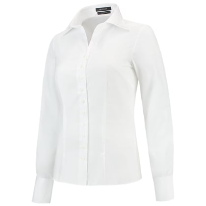 Tricorp Workwear dames slim-fit blouse Oxford wit maat 36