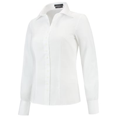 Tricorp dames slim-fit blouse Oxford wit maat 36